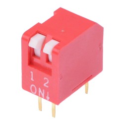NDP02TV 2-Way Piano DIP Switch SPST