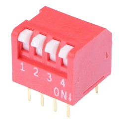 NDP04V 4-Way Piano DIP Switch SPST