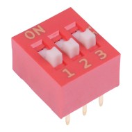 NDS-03-V 3 Way Raised Actuator DIP Switch SPST NDS-03-V 3 Way Raised Actuator DIP Switch SPST