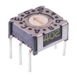 P36106 Low Profile Hexadecimal Rotary Code Switch P36106 Low Profile Hexadecimal Rotary Code Switch