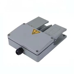 Heavy Duty Double Pedal Foot Switches 15A 250VAC Metal Button Power Switch
