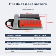 High Quality Double Foot Switches MDFS-65 Foot Switch 2NO Double Pedals High Quality Double Foot Switches MDFS-65 Foot Switch 2NO Double Pedals