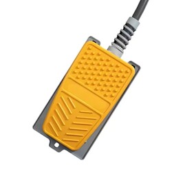 Industrial Foot Switches Cast Aluminum Alloy Shell protection Grade IP54 Contact Plated With 24K Gold