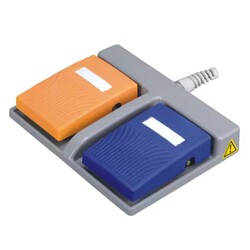 IP68 Waterproof Double Pedals Medical Foot Switches With 2 Meters Cable