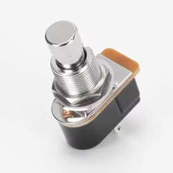 Metal Foot Switches Soft Touch Normally Open OFF-(ON) SPST Momentary 2 PIN Push Button Foot Pedal Switch for Guitar Effect Metal Foot Switches Soft Touch Normally Open OFF-(ON) SPST Momentary 2 PIN Push Button Foot Pedal Switch for Guitar Effect