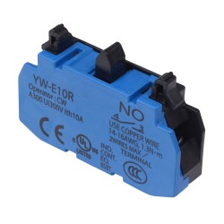 Single Pole Normally Open Contact Block Screw Terminals YW-E10R