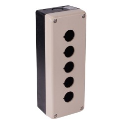 Beige 5 Hole 200mm Control Station Enclosure FB1W-512Z Beige 5 Hole 200mm Control Station Enclosure FB1W-512Z