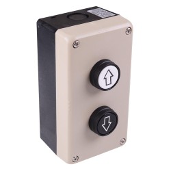 Black and White with Arrows 22mm Momentary Push Button Switches Control Station 2NO-1NC IP65 Black and White with Arrows 22mm Momentary Push Button Switches Control Station 2NO-1NC IP65