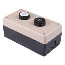 Black and White with Arrows 22mm Momentary Push Button Switches Control Station 2NO-1NC IP65 Black and White with Arrows 22mm Momentary Push Button Switches Control Station 2NO-1NC IP65