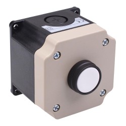 White 22mm Momentary Push Button Switch Control Station 2NO 1NC IP65