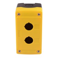 Yellow/Black 2 Hole 22mm Control Station Box Enclosure IP65 Yellow/Black 2 Hole 22mm Control Station Box Enclosure IP65