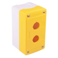 Yellow/White 2 Hole 22mm Control Station Box Enclosure IP65 Yellow/White 2 Hole 22mm Control Station Box Enclosure IP65