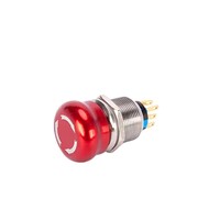 1NO 1NC Waterproof Metal Latching Emergency Stop Switches Mushroom Push Button Switch 1NO 1NC Waterproof Metal Latching Emergency Stop Switches Mushroom Push Button Switch