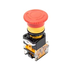 22mm High Quality Plastic Mushroom Reset Emergency Stop Switches Button 250V Max Voltage 6A Max Current IP65 Electronic Control 22mm High Quality Plastic Mushroom Reset Emergency Stop Switches Button 250V Max Voltage 6A Max Current IP65 Electronic Control