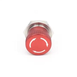 30mm Stainless Steel Emergency Stop Switches 1NO1NC Industrial Production Push Button Switch 220v Control