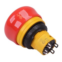 AB6E-3BV02PRH Unibody 16mm Emergency Stop Switch 30mm Mushroom 2NC