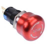 Emergency Stop 16mm Push Button Switch Stainless Steel 5A Emergency Stop 16mm Push Button Switch Stainless Steel 5A