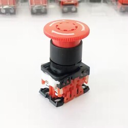 Emergency Stop Button Switch AR22VOR Emergency Stop Switches Self-locking Rotation Reset Stop Button Switch