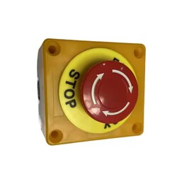 Emergency Stop Switches Button Box Switch Control Waterproof Box Reset  Button Mushroom Head Switch Emergency Stop Switches Button Box Switch Control Waterproof Box Reset  Button Mushroom Head Switch