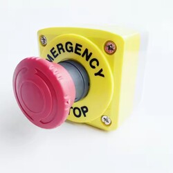 Emergency Stop Switches Push Button Switch XB5-AS542 With Waterproof IP65 Control Box Station