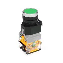 Emergency Stop Switches With Illuminated Industrial Flat Panel Button Switch 22mm