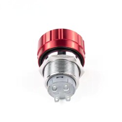 IP65 Waterproof Metal Push Button Switch Mushroom Head Emergency Stop Switches Rotary Reset NO NC 3A 19mm Control  IP65 Waterproof Metal Push Button Switch Mushroom Head Emergency Stop Switches Rotary Reset NO NC 3A 19mm Control