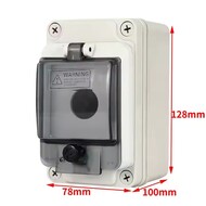 IP67 Waterproof Outdoor Emergency Stop Switches Push Button Switch with Junction Box IP67 Waterproof Outdoor Emergency Stop Switches Push Button Switch with Junction Box