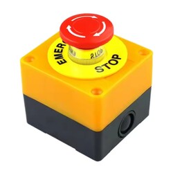 Lift Elevator Safety STOP Emergency Stop Switches Push Button Switch Box Waterproof 1NO 1NC Switch