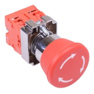 PtecMetMushT40 Emergency Stop Button Switch 10A 2NC PtecMetMushT40 Emergency Stop Button Switch 10A 2NC