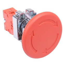 PtecMetMushT60 60mm Emergency Stop Button Switch 10A 1NC PtecMetMushT60 60mm Emergency Stop Button Switch 10A 1NC
