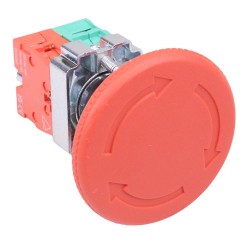 PtecMetMushT60 60mm Emergency Stop Button Switch 10A 1NO-1NC PtecMetMushT60 60mm Emergency Stop Button Switch 10A 1NO-1NC
