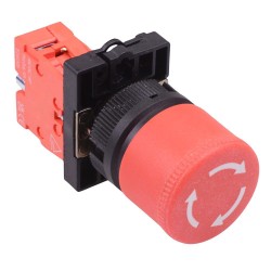 PtecMushT30 30mm Emergency Stop Button Switch Plastic 10A 1NC PtecMushT30 30mm Emergency Stop Button Switch Plastic 10A 1NC
