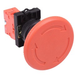 PtecMushT60 60mm Emergency Stop Button Switch Plastic 10A 1NC PtecMushT60 60mm Emergency Stop Button Switch Plastic 10A 1NC