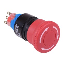 Red 22mm Emergency Stop Switch IP65 NO/NC Red 22mm Emergency Stop Switch IP65 NO/NC