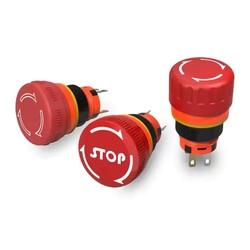 Self-Locking Push Button Switch Waterproof Emergency Stop Switches Plastic Mushroom Stop Switch