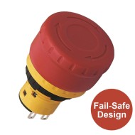 XA-16mm Emergency Stop Switch 29mm Mushroom 1NO-3NC XA1E-BV313R XA-16mm Emergency Stop Switch 29mm Mushroom 1NO-3NC XA1E-BV313R