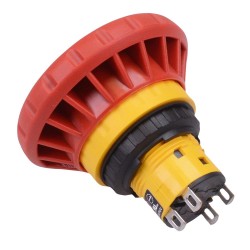XA1E-BV4U02R Unibody 16mm Emergency Stop Switch 40mm Mushroom 2NC IP65