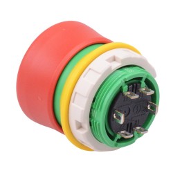 XW1E-BV3SG12R Unibody 22mm Emergency Stop Switch 1NO-2NC