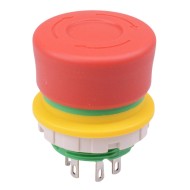 XW1E-BV3SG12TR Unibody 22mm Emergency Stop Switch 1NO-2NC XW1E-BV3SG12TR Unibody 22mm Emergency Stop Switch 1NO-2NC