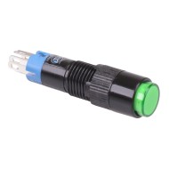 AL8M-A11G Green 8mm illuminated Latching Round Push Button 8mm SPDT AL8M-A11G Green 8mm illuminated Latching Round Push Button 8mm SPDT