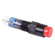 AL8M-M11R Red 8mm Illuminated Momentary Round Push Button Switch SPDT AL8M-M11R Red 8mm Illuminated Momentary Round Push Button Switch SPDT