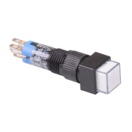 AL8Q-M11W White 8mm illuminated Momentary Square Push Button Switch SPDT AL8Q-M11W White 8mm illuminated Momentary Square Push Button Switch SPDT