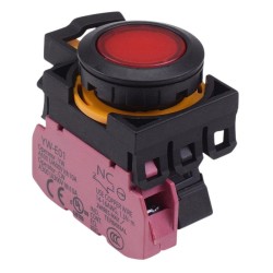 CW1L-A1E01Q4R Red 24V illuminated Maintained Push Button Switch 1NC IP65 CW1L-A1E01Q4R Red 24V illuminated Maintained Push Button Switch 1NC IP65