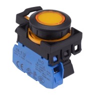 CW1L-A1E10Q3Y Yellow 12V illuminated Maintained Push Button Switch 1NO IP65 CW1L-A1E10Q3Y Yellow 12V illuminated Maintained Push Button Switch 1NO IP65