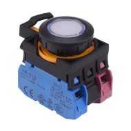 CW1L-A1E11Q4PW White 24V illuminated Maintained Push Button Switch 1NO-1NC IP65 CW1L-A1E11Q4PW White 24V illuminated Maintained Push Button Switch 1NO-1NC IP65