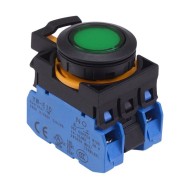 CW1L-A1E20Q4G Green 24V illuminated Maintained Push Button Switch 2NO IP65 CW1L-A1E20Q4G Green 24V illuminated Maintained Push Button Switch 2NO IP65