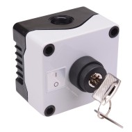 2 Position Key Switch Control Station Grey/Black 1DE.01.09AB 2 Position Key Switch Control Station Grey/Black 1DE.01.09AB