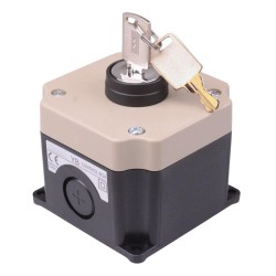 22mm 2 Position Maintained Key Switch Control Station 1NO-1NC IP65 22mm 2 Position Maintained Key Switch Control Station 1NO-1NC IP65