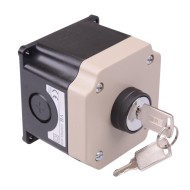 22mm 2 Position Maintained Key Switch Control Station 1NO-1NC IP65 22mm 2 Position Maintained Key Switch Control Station 1NO-1NC IP65