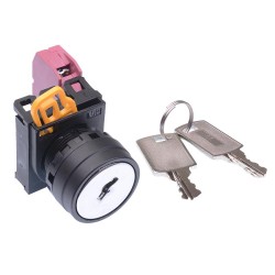 22mm 2 Position Maintained Key Switch NC IP65 YW1K-2AE01 22mm 2 Position Maintained Key Switch NC IP65 YW1K-2AE01